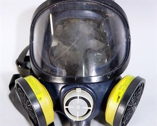 Wilson Safety Products Model T08 Gas Mask, And Revolver Grips