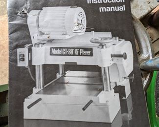 Original Instruction Manual belonging to Planer