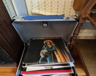 Vinyl records variety of artist.