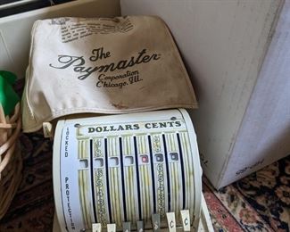 Vintage Cash counting machine