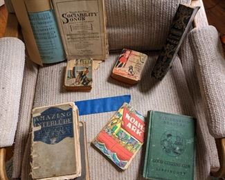 Worn vintage Books