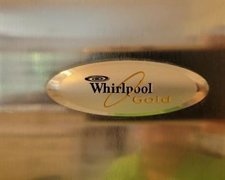 WHIRLPOOL GOLD SIDE BY SIDE STAINLESS STEEL REFRIGERATOR WITH ICE/WATER DISPENSER-DIGITAL $350