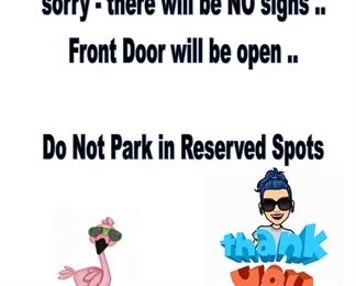 no parking in reserved spots 