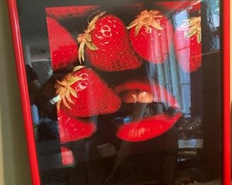 Framed Photography - Eating Strawberries