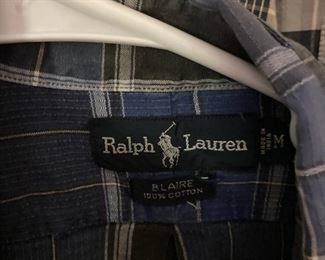 Ralph Lauren Button Up Plaid Long Sleeve Shirt