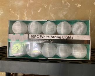 10 Piece White String Lights