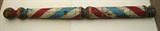 1890s Original Wooden Barber Pole from Harsens Island