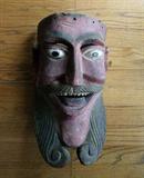Antique Carved Wooden Parade Mask