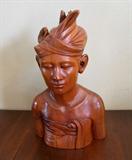 Fine hardwood carving of Male from Bali