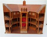 1960's handmade wooden Shakespeare “Globe Theater” model