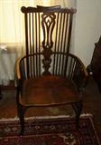 Antique Windsor style armchair