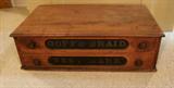 ~ C/1880 2 drawer spool cabinet for Goff's Braid Brand