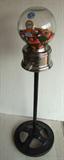 C/1960's Floor standing gumball machine w/glass ball top, made by Ford's