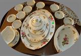 1950's "Floral Park" dinner service for 12 w/serving pcs