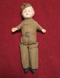 Rare WW2 Army Boy Compo Doll