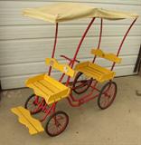 C/1950's Gym-Dandy Surrey w/canopy, Art Linkletter endorsed