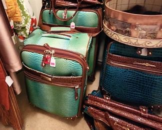 Colorful luggage