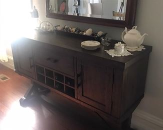 Buffet With wine rack