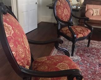 Two times Victorian chairs