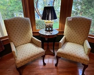 Pair of Chairs $550
Round Marble Top Table •SOLD•