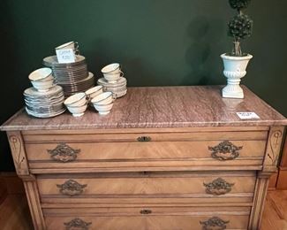 Marble Top Chest $310