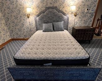 Queen Bed with Upholstered Headboard  $850
