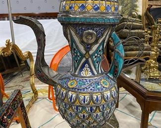 Mosaic Moroccan Pitcher