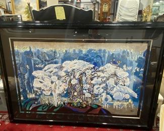 Jiang Tiefeng Framed Artwork 69/300 Edition