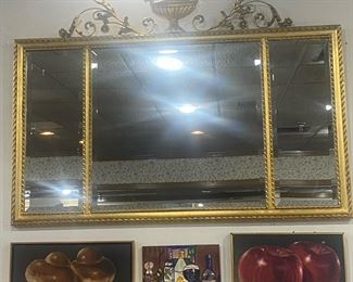 Neo Classical Gold Mirror