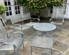 Outdoor Aluminum Furniture...nice and light 