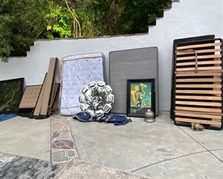 mattress and art work