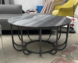 coffee or livign room table grey fake marble