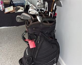 Titleist irons plus 2 wedges and bag 