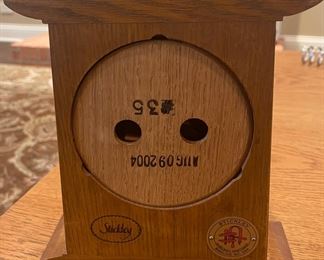 Stickley Mission Oak Case Mantel Clock