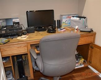 Wii, Wii accessories, Dell computer monitor, video cameras, printer