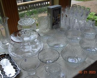 Crystal and glassware 