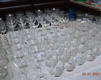 Crystal and glassware 