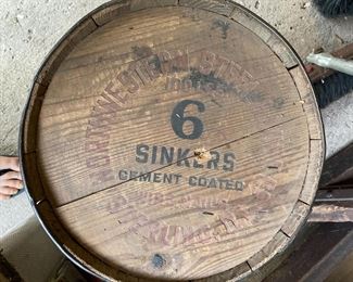 100LB wooden casket of nails—unopened