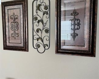 Variety of wall decor