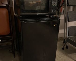 Sharp Microwave and Small Refrigerator