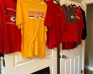 KC CHIEFS SHIRTS AND JACKETS