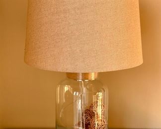 Decorative Lamp with Rattan Balls