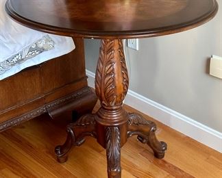 Carved Pedestal Table