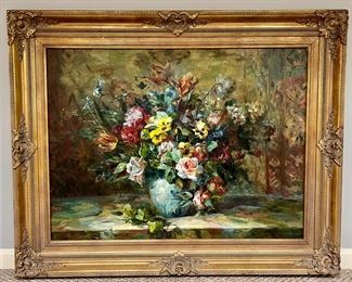 Oil on Canvas, Signed