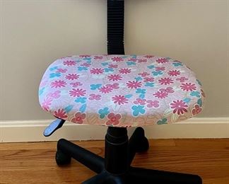 Floral Office Chair