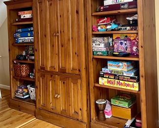 Crate & Barrel Armoire & Bookcases