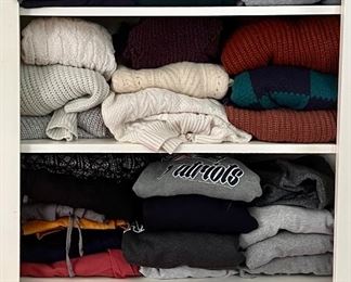 Sweaters, Sweatshirts, Jeans