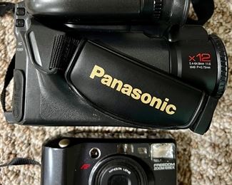 Panasonic Camcorder & Minolta Camera