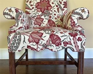 (2) Minton-Spidell Chinese Chippendale Dining Chairs