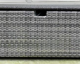 Outdoor Wicker Storage Box